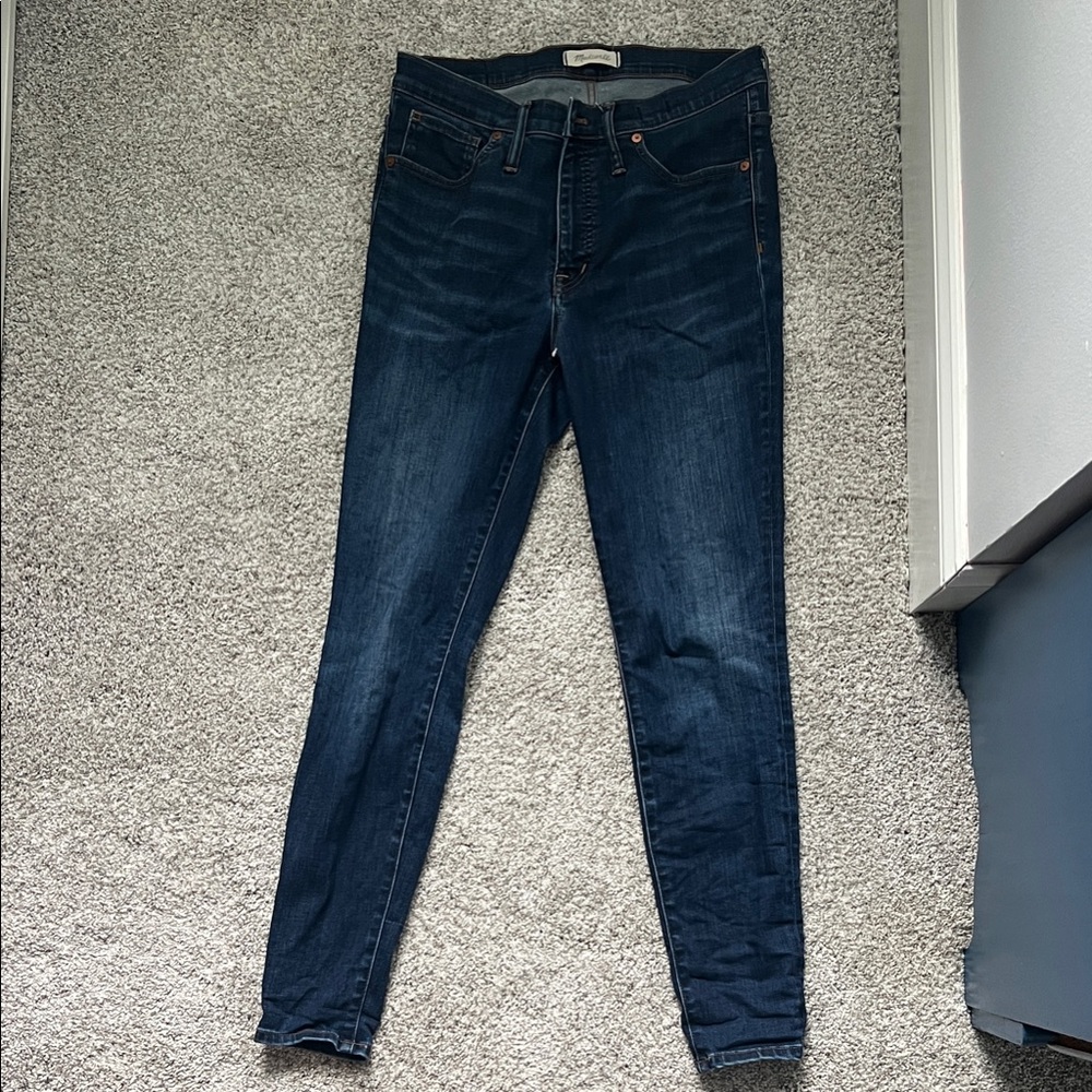 Madewell 9" high rise skinny jeans